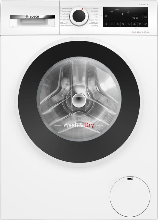 No Name Bosch GmbH | Waschmaschine mit Trockner | WNG2540LSN | Energieeffizienzklasse D | Frontlader | Wasch (10.50 kg)