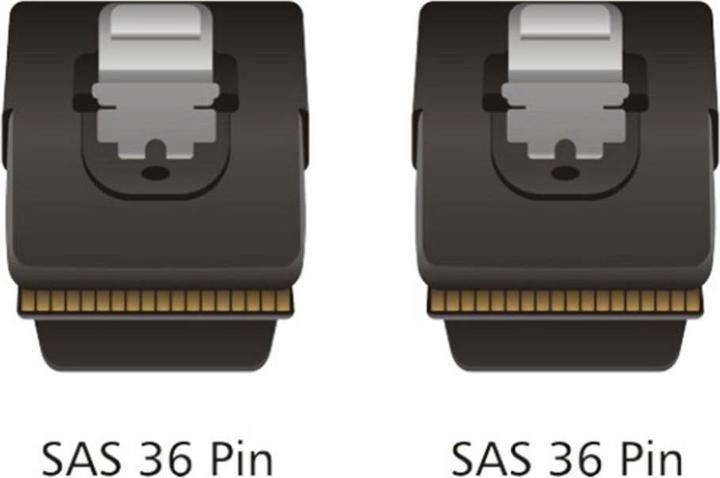 Actual product image Delock SAS cable (100 cm, SAS 2.0)