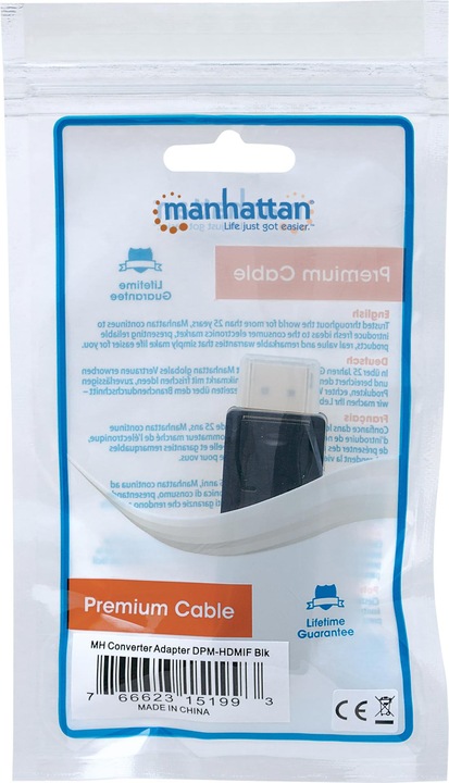 Image du produit Manhattan DisplayPort vers HDMI (HDMI, 7 cm)