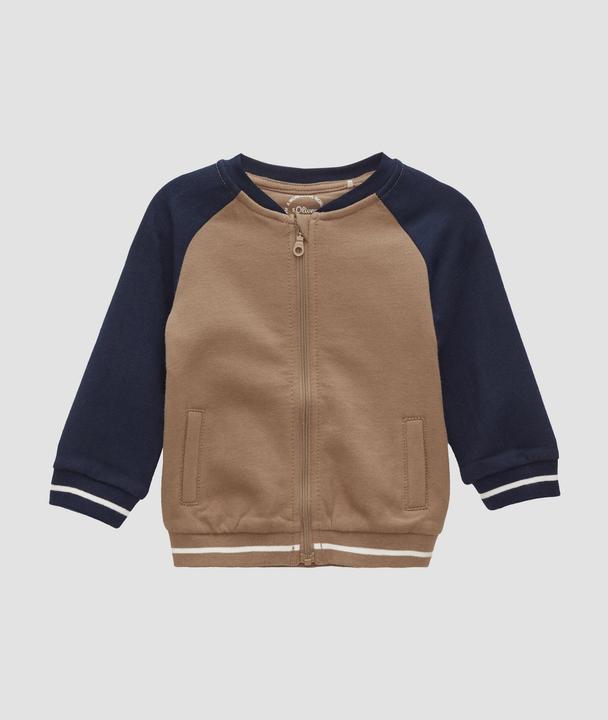 Produktbild s.Oliver Sweatshirt Jacke Wärmende Sweat-Jacke mit elastischen Bündchen (68)