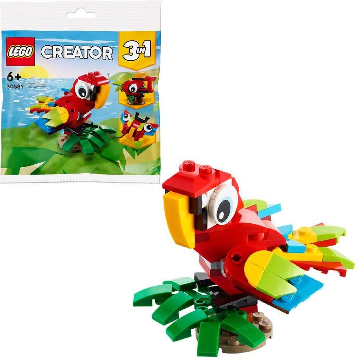 Actual product image LEGO Tropical parrot (30581, LEGO Creator 3-in-1)