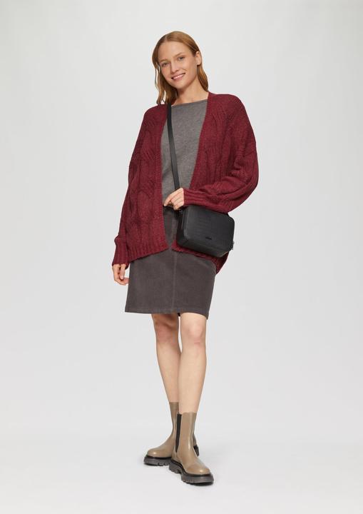 Produktbild S.Oliver Strickjacke Strickjacke mit Zopfmuster im Relaxed Fit (40)
