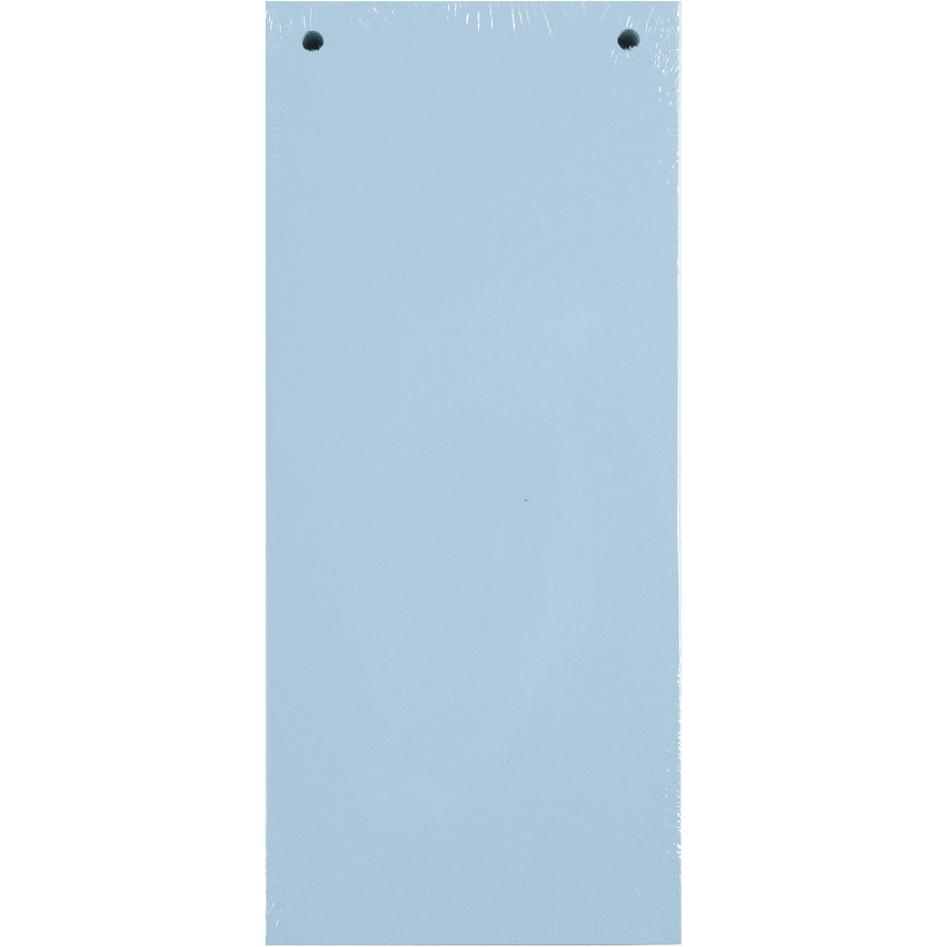 Exacompta, Ordner Zubehör, Trennstreifen 10.5 x 24 cm, 100 Stk. - hellblau