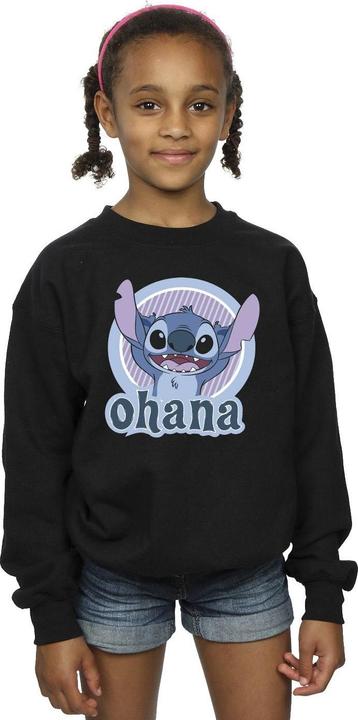 Actual product image Disney Girls Lilo And Stitch Ohana Circle Sweatshirt (152, 158)