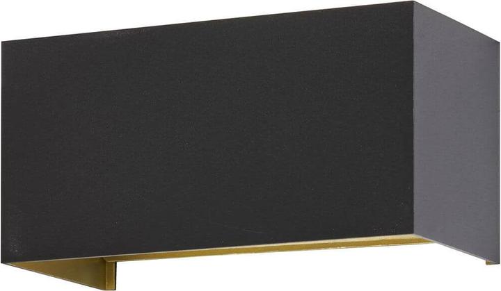 Fischer & Honsel Honsel Wallo LED wall light 4-fold 11.2W warm white sand black IP44 30519 (IP44)