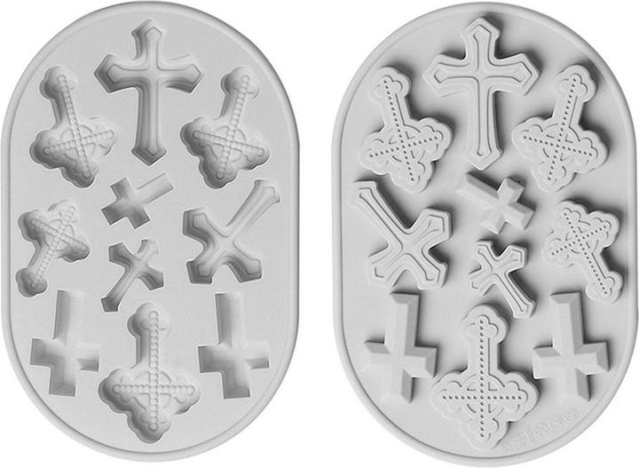 Produktbild Metamorph Kreuze Silikonform 10-fach