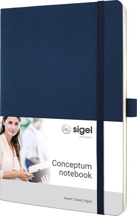 Produktbild Sigel Notizbuch CONCEPTUM Softcover Softwave (A5, Liniert, Weicher Einband)