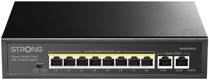 Produktbild Strong Switch 8 Porte Gibabit POE+ (SW8010POEP) (10 Ports)