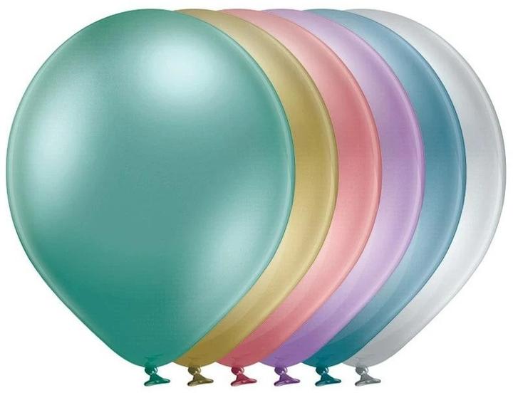 Blue, Gold, Pink, Silver, Green, Violet