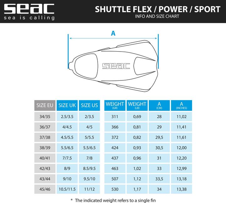Produktbild Seac Flosse Shuttle Flex (36 - 37)