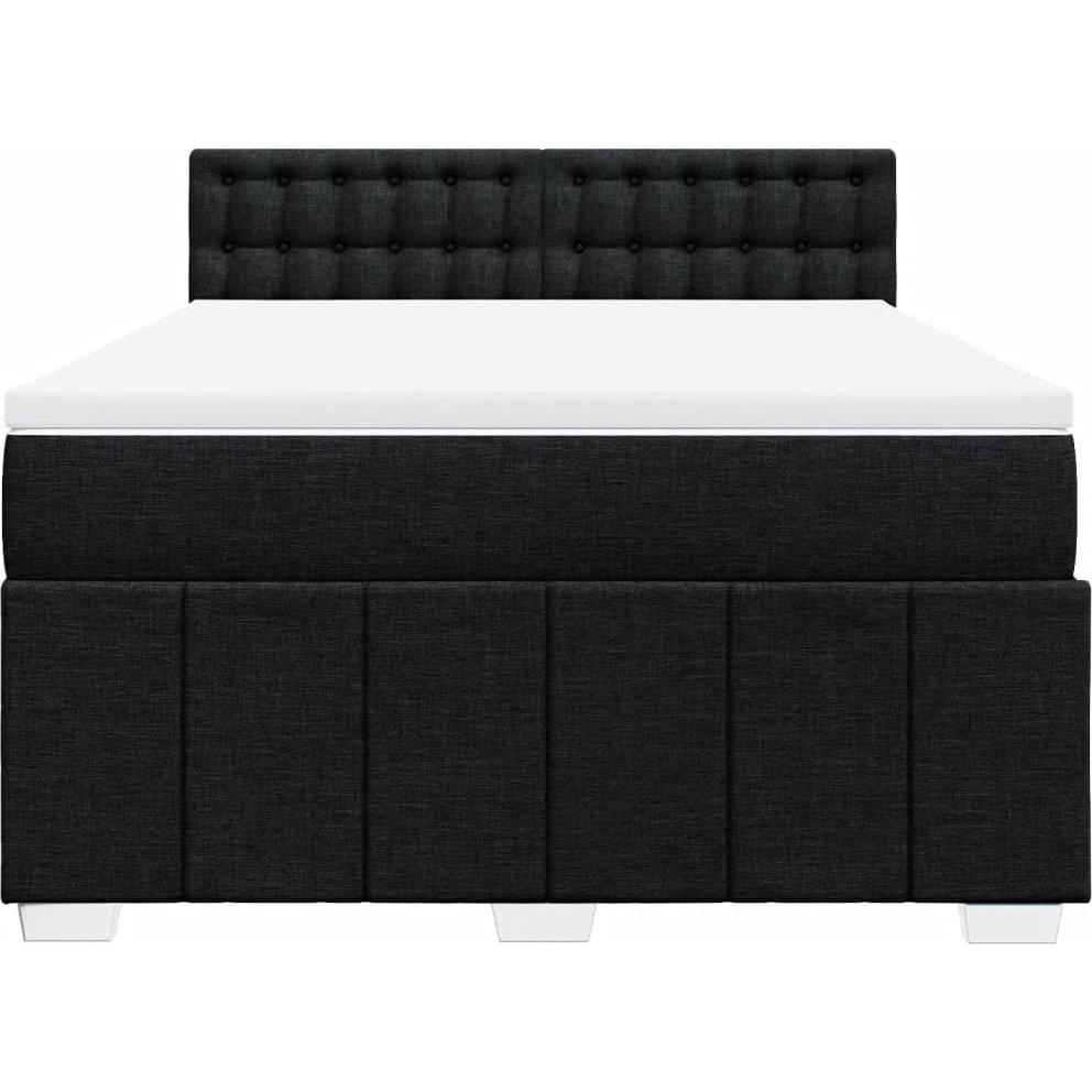 Thumbnail - VidaXL, Bett, Bo x springbett mit Matratze 140 x 200 cm Stoff (140 x 200 cm)