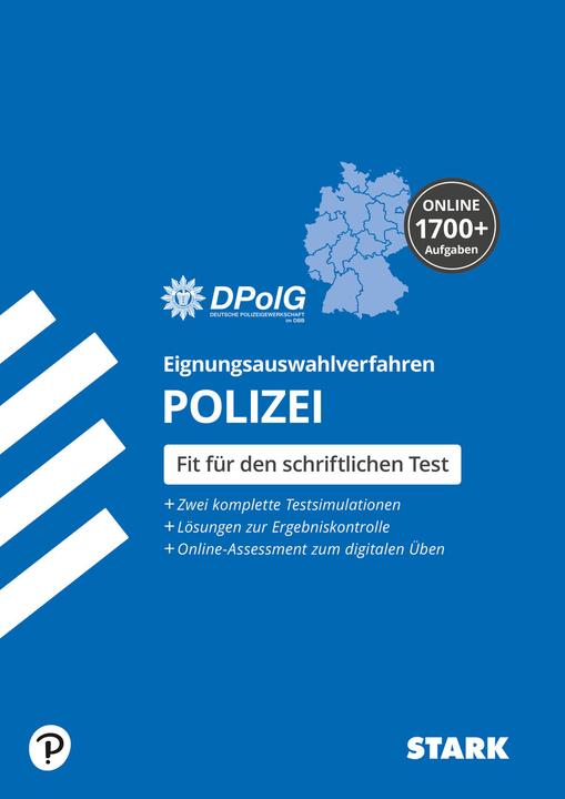 Energy Label Eignungsauswahlverfahren (Einstellungstest) Polizei. Alle Landespolizeien (German, German Police Union DPolG, 2020)