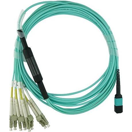 BlueOptics Juniper MTP-4LC-M20M kompatibles MTP-4xLC Multimode OM3 Patchkabel 20 Meter (20 m), Netzwerkkabel