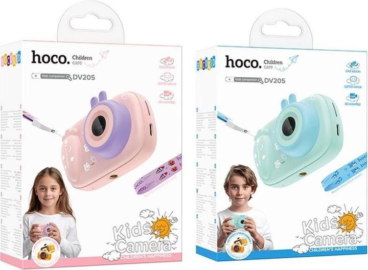 Actual product image Hoco Other Computer Accessory children camera with selfie function DV205 pink