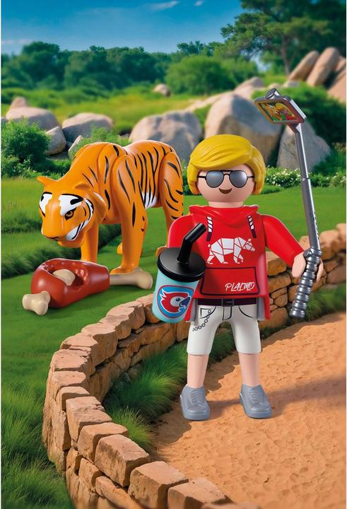 Image du produit Playmobil 72089 Zoo: Tiger und Besucher