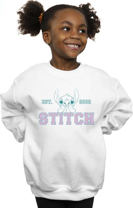 Produktbild Disney Lilo And Stitch Collegial Pastel Sweatshirt Mädchen (104)