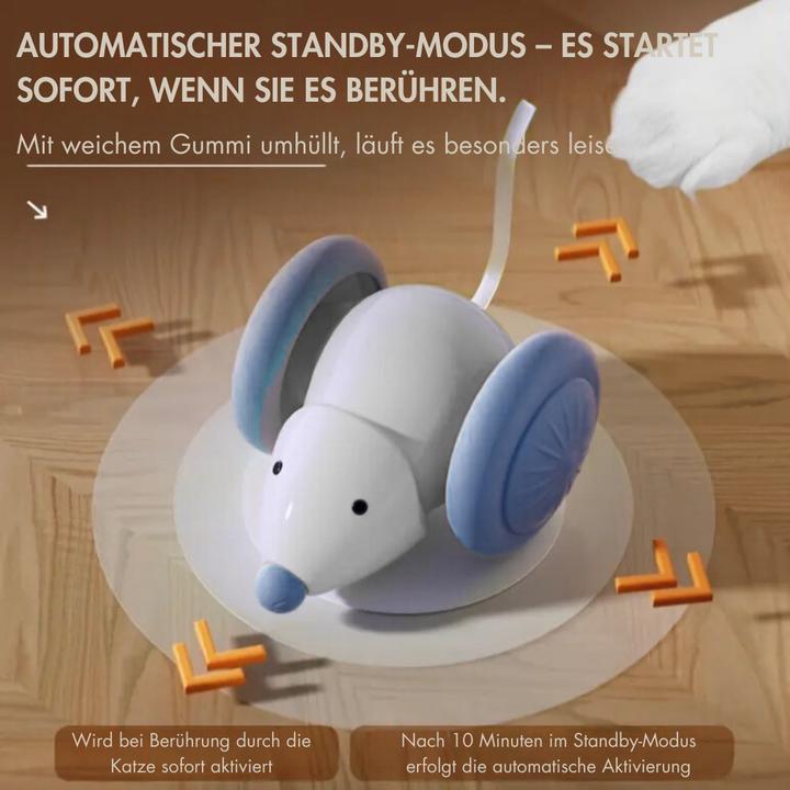 Image du produit Suba Jouet interactif pour chat, souris à LED, électrique, rechargeable par USB (Souris de jeu chat)