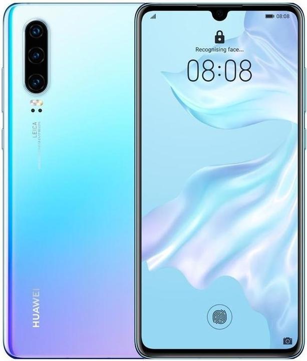 Produktbild Huawei P30 (128 GB, Breathing Crystal, 6.10", Hybrid Dual SIM, 4G)