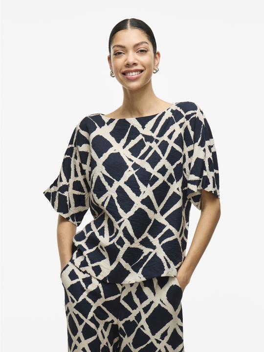 Actual product image Vila U-Boot-Ausschnitt Oberteil mit kurzen Ärmeln (38)