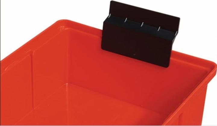 LA-KA-PE Auszugsperre für Regalkasten B.93/152/186mm schwarz PP