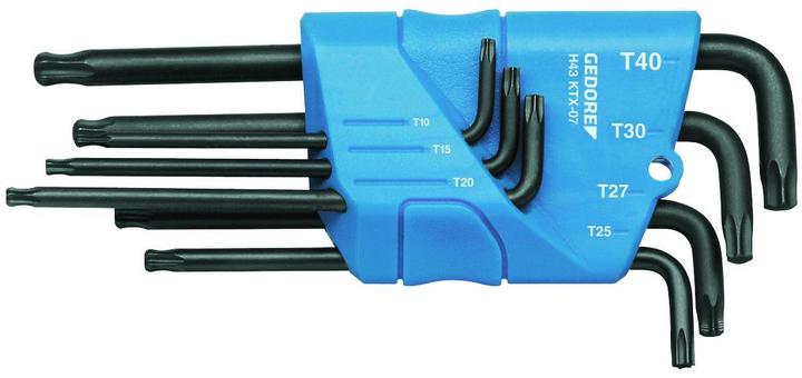 Actual product image Gedore H 43 KTX-07 Offset screwdriver set in holder 7 pieces TX T10-T40