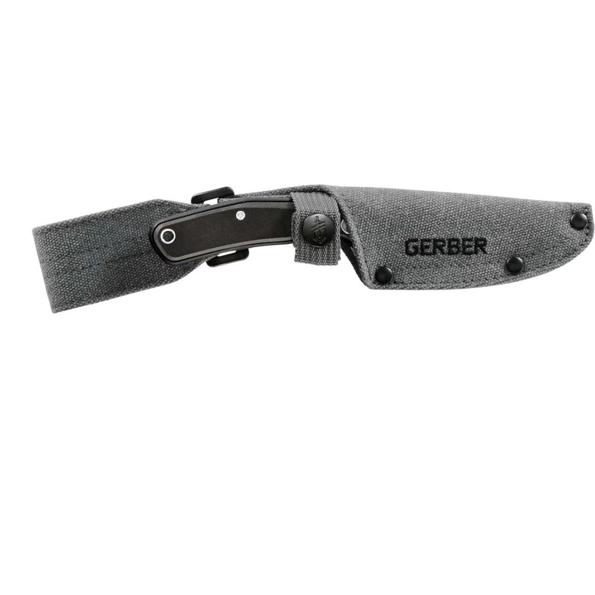 Thumbnail - Gerber Gear, Mehrzweckmesser, Gerber Gürtelmesser DOWNWIND CAPER, 7Cr Stahl, rostfrei, G10 Griffschalen, gewachste Canva...