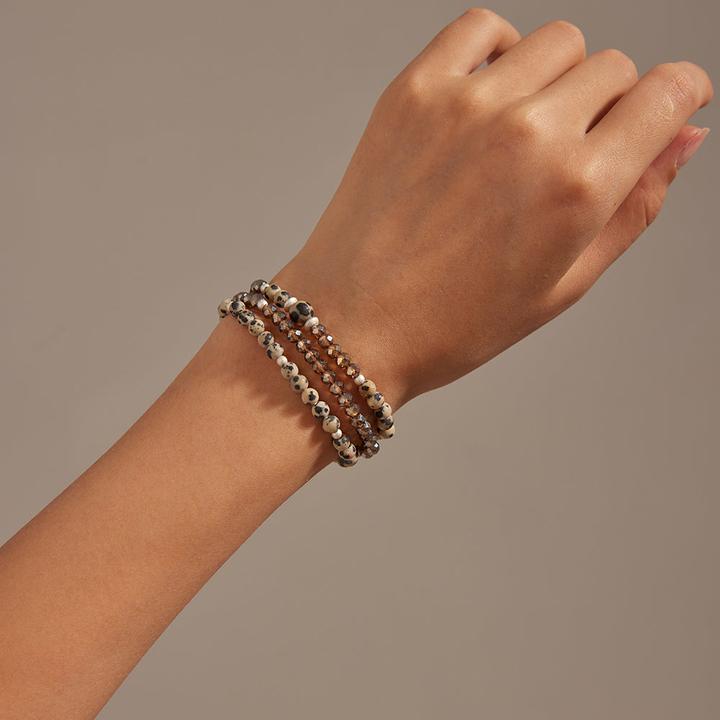 Immagine prodotto Andreani Bracciale con vera pietra lavica (80 cm, Metallo, Pietre)