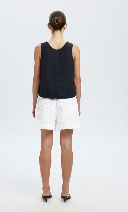 Image du produit Selected Broderie Anglaise Højtaljede shorts (34)