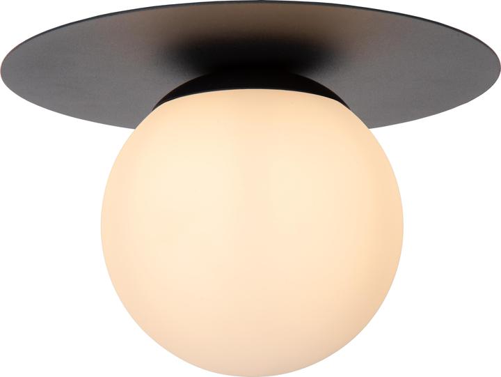 Lucide TRICIA - Plafoniera - Ø 25 cm - 1xE27 - Nero 79187/01/30 (E27)