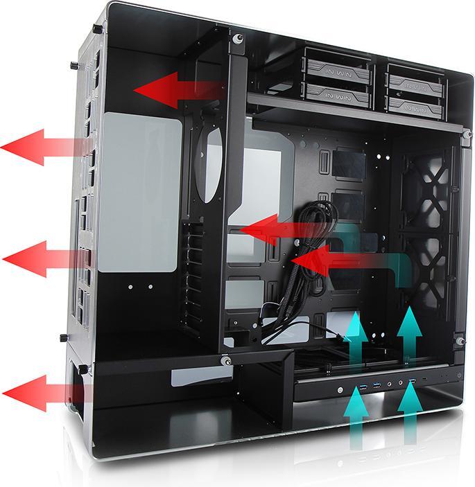 Actual product image In Win 909 (ATX, E-ATX, mATX, Mini-ITX)