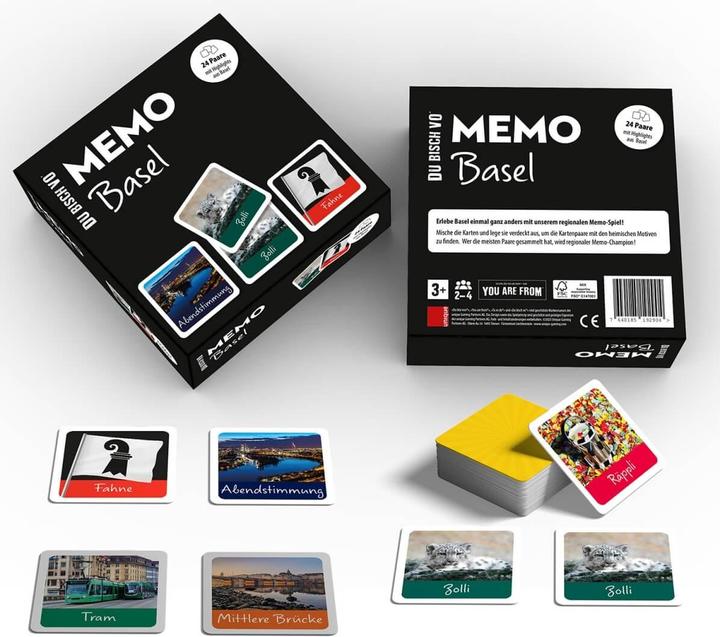 Produktbild Unique Memo - Du bisch vo Basel (Deutsch, 2 - 4 Spieler)