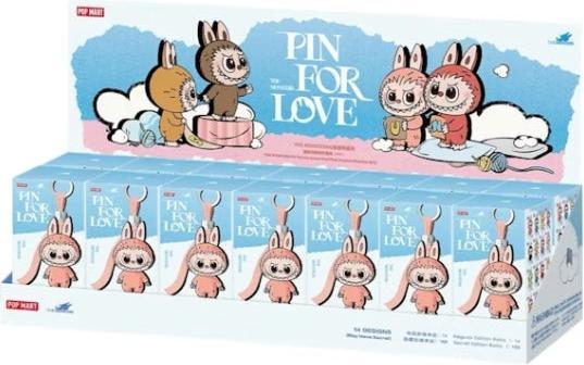 Immagine prodotto Pop Mart I Mostri Labubu Pin for Love (N-Z) Blindbox (Singolo)