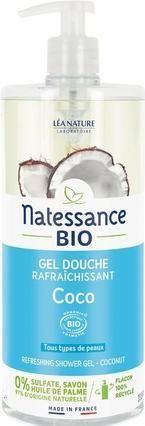 Produktbild Natessance Erfrischenes BIO-Duschgel Kokoswasser - 1l - (1000 ml)