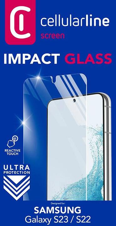 Actual product image Cellularline Impact Glass - Galaxy S23 (1 pcs., Samsung Galaxy S23)