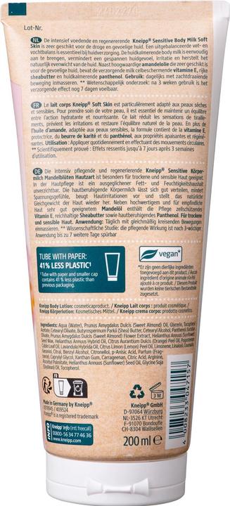 Image du produit Kneipp Sensible (Lait pour le corps, 200 ml)