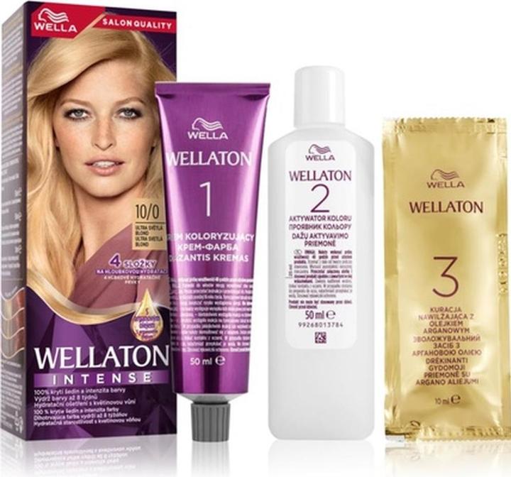 Wella Wellaton Permanent Colour Crème (10, 0 Lightest Blonde)