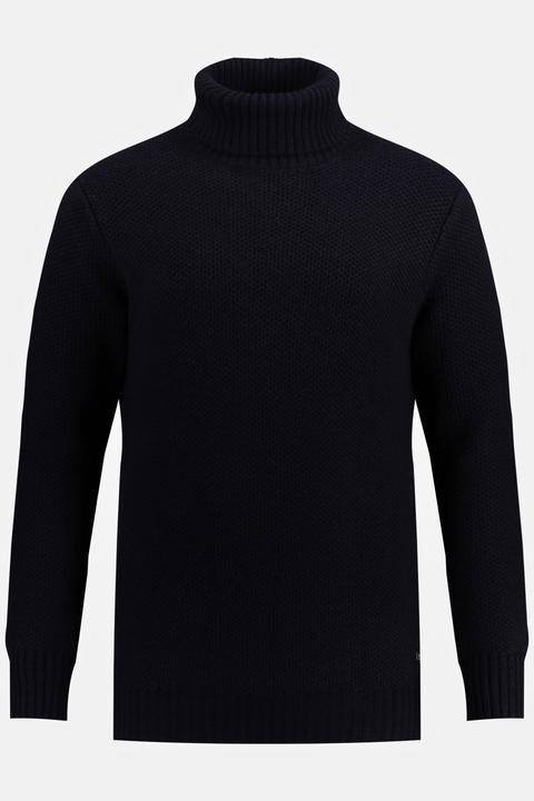 Produktbild JP1880 Rollkragen-Pullover, Strukturstrick (5XL)