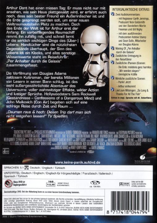 Image du produit Le guide du routard de la galaxie (DVD, 2005, Allemand, Anglais)