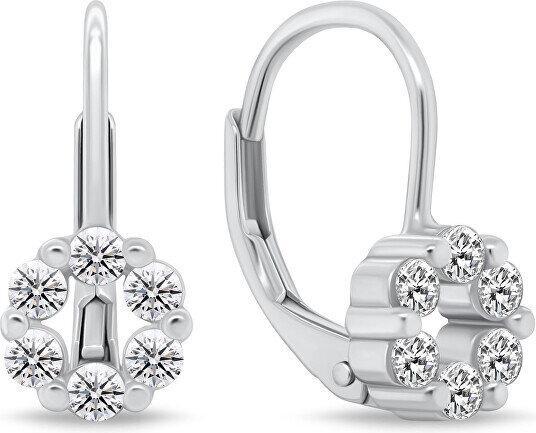 Produktbild Brilio Silver dangle earrings with cubic zirconia EA1278W