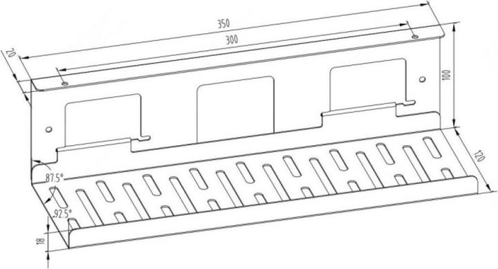 Produktbild Contini Kabelmanagement (Kabelkanal, 35 cm)