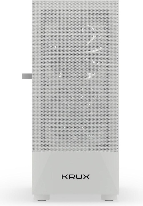 Actual product image Krux Vako White RGB (KRXD005) (ATX, Micro-ITX, mATX)