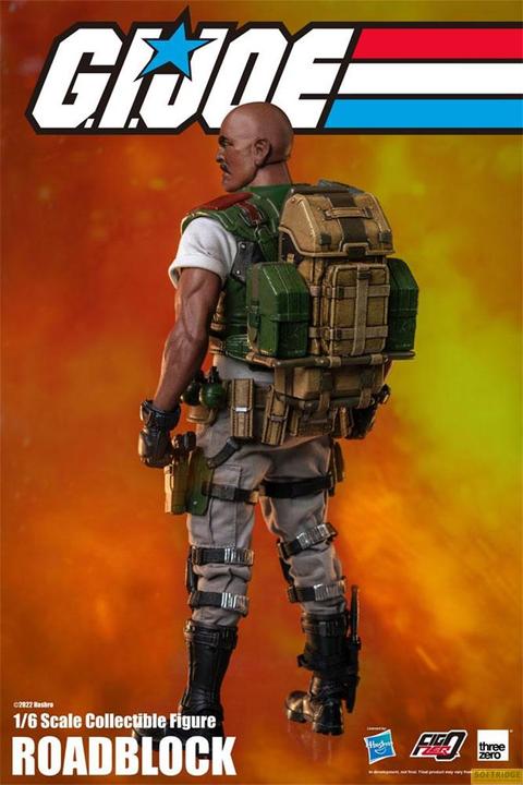 Actual product image ThreeZero G.I. Joe figurine FigZero 1/6 Roadblock 30 cm