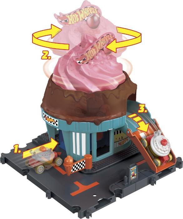 Actual product image Hot Wheels City Ice Cream Shop