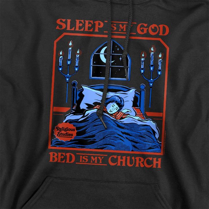 Produktbild Steven Rhodes Sleep Is My God Kapuzenpullover (S)