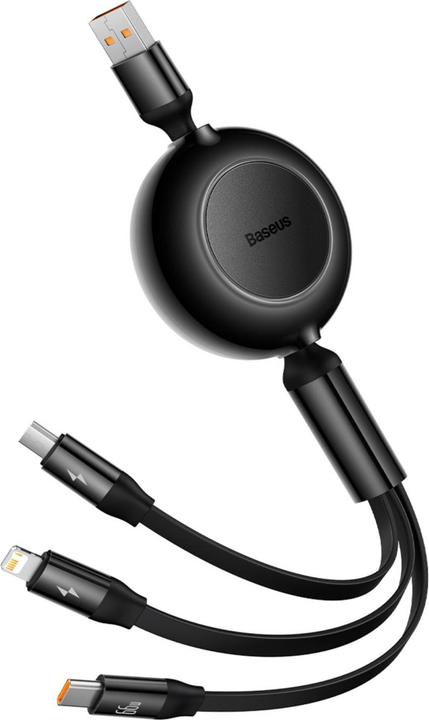 Produktbild Baseus 3 in 1 USB Ladekabel (1.10 m, USB 3.2 Gen 1, 66 W)