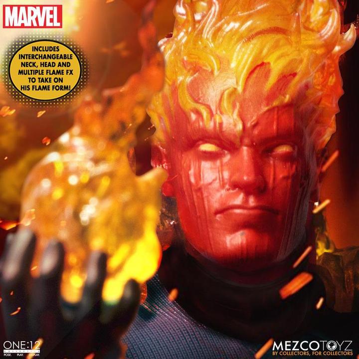 Image du produit Mezco Toys Marvel figurines 1/12 Fantastic Four Deluxe Steel Box Set 16 cm