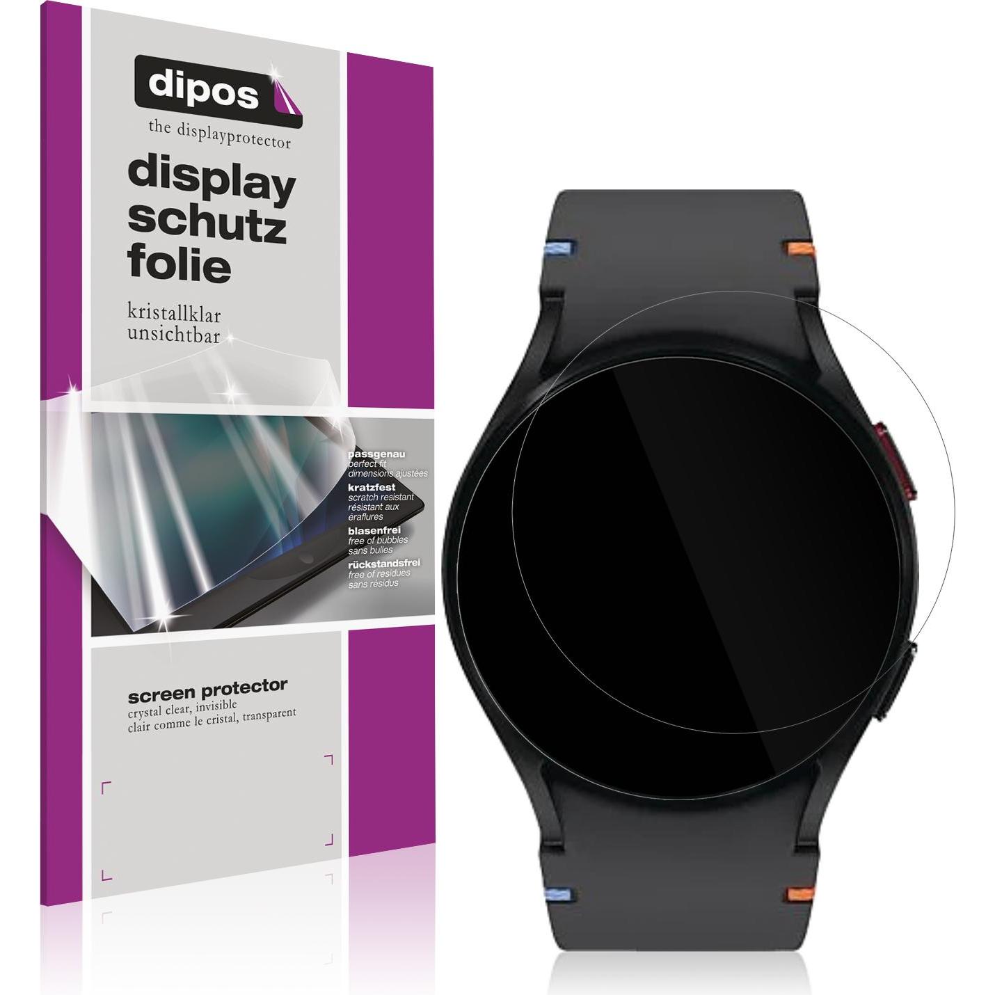 Dipos Schutzfolie Klar für Samsung Galaxy Watch FE 40mm, Smartwatch Schutzfolie, Transparent