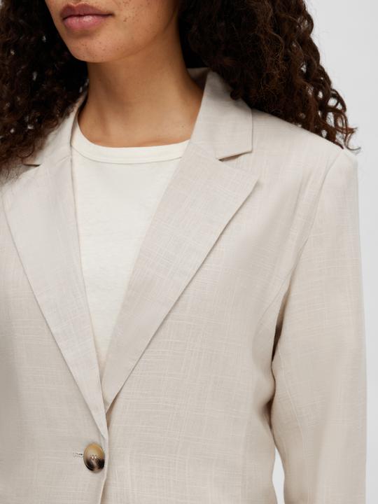 Actual product image Selected Linen blend blazer (Frequency band 38 (2600 MHz))