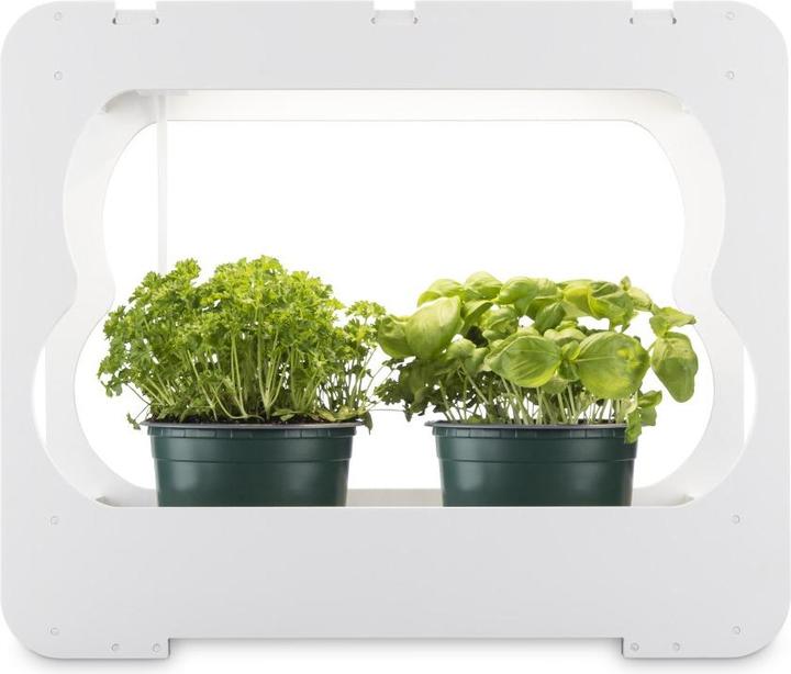 Immagine prodotto Xavax Gewächsstation mit LED-Pflanzenlampe, ca. 3 Töpfe Ø 10 cm, Vollspektrum-LED (LED)