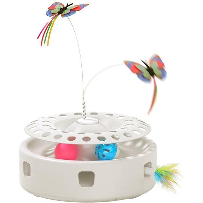 Comparer les prix de Rojeco Interactive 3-in-1 cat toy (Jouet à balle chat), Jouets pour chat